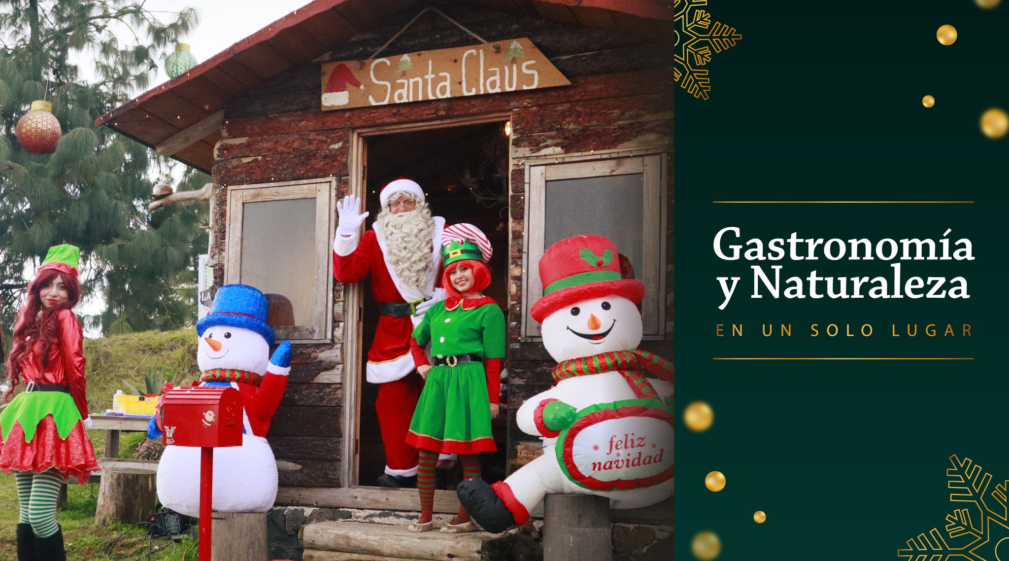 Temporada navideña en la montaña